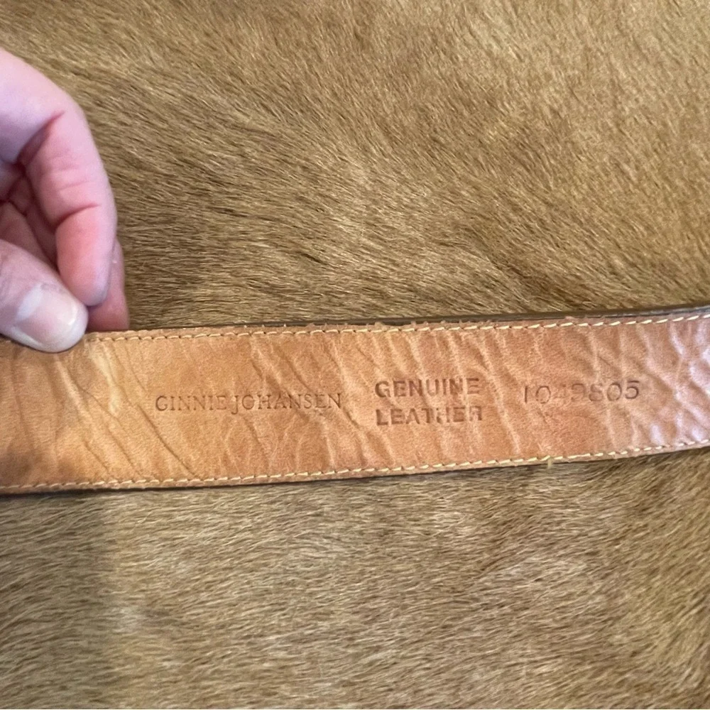 Vintage Ginnie Johansen Leather Belt